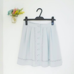  tag equipped L'Est Rose LEST ROSE 2 spring summer direction skirt light light blue series race attaching bottom 