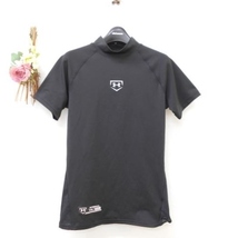 アンダーアーマー UNDER ARMOUR キッズ 男の子 半袖 黒 ブラック トップス Ｔシャツ_画像1