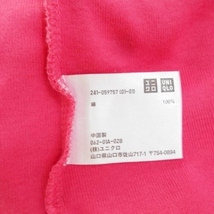 ユニクロ UNIQLO レディース L エクストラファイン コットン 100％ カットソー 七分袖 Ｔシャツ トップス_画像9