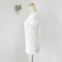 ギャップ GAP レディース XXS XS 2枚 セット 半袖 Tシャツ 水色 白 ホワイト トップス_画像4