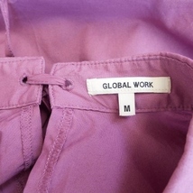 グローバルワーク GLOBAL WORK レディース 春秋向き M 長袖 ブラウス パープル 紫 トップス_画像7