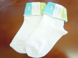  unused goods ELLE L socks 13~14cm