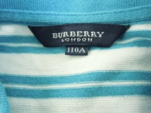 BURBERRY LONDON バーバリーロンドン 110ｃｍ 半袖 ポロシャツ ブラウス ボーダー_画像6