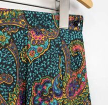 USA VINTAGE PAISLEY PATTERNED DESIGN SKIRT/アメリカ古着ペイズリー柄デザインスカート_画像4