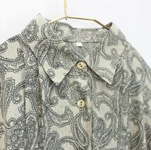 RETRO VINTAGE PAISLEY PATTERNED ONE PIECE/レトロ古着ペイズリー柄ワンピース_画像6