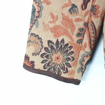 USA VINTAGE KASPER PAISLEY PATTERNED EMBROIDERY JACQUARD JACKET/アメリカ古着ペイズリー柄刺繍ジャガードジャケット_画像6