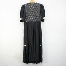 *SPECIAL ITEM* EU VINTAGE YOUR SIX SENCE FRONT BUTTON LINEN TYROLIAN ONE PIECE/ヨーロッパ古着フロントボタンチロリアンワンピース_画像5