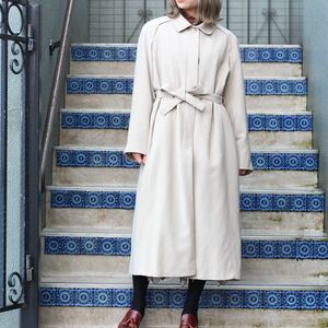 USA VINTAGE Talbots BELTED BALMACAAN COAT/アメリカ古着タルボットベルテッドバルマカーンコート(ステンカラーコート)