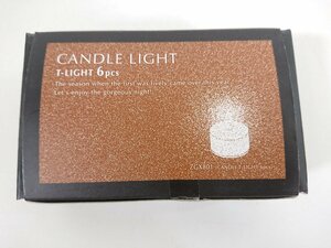 キャンドルライト CANDLE LIGHT 6pcs ケース付き LEDキャンドル ろうそく ライト インテリア 雑貨 ジャンク