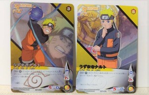 2枚セット　NARUTO カード　SR,R　疾風伝　うずまきナルト　スーパーレア、レア　