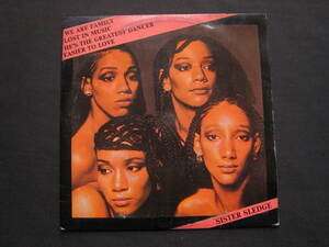 [即決][レア][ブラジル盤][4曲入7インチEP]★Sister Sledge We Are Family/Lost In Music/He's The Greatest Dancer/Easier To Love★CHIC