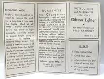 40’USAアンティーク 『GIBSON FLAT LIGHTER　USED BOX レア』 _画像9