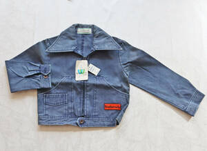 2008 Showa Retro child clothes ...G Jean Denim jacket na excepting weather cook indigo 100. new old goods 