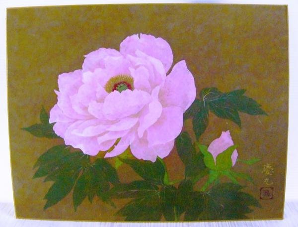 Colored paper Keimaru Sekiyama Flower F6 [S169], painting, watercolor, still life painting