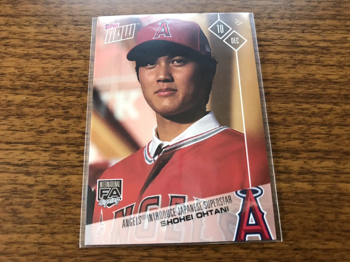 最大46%OFFクーポン 2017 Topps Now OS80 大谷翔平 入団会見カード PSA