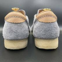 Clarks US10／28.0cm程度 スニーカー クラークス オリジナルス Originals スエード レザー グレー 灰色 クレープソール 靴 くつ 即決_画像5