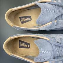 Clarks US10／28.0cm程度 スニーカー クラークス オリジナルス Originals スエード レザー グレー 灰色 クレープソール 靴 くつ 即決_画像8