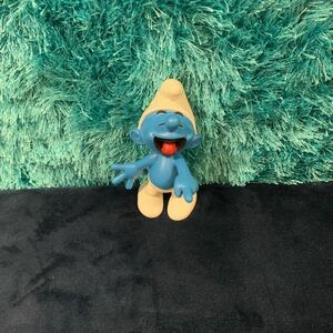  laughing ... Smurf PLASTOY company resin made figure 