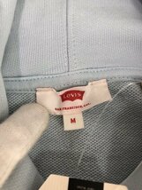 LEVI'S リーバイス タグ付き ロゴパーカー スウェット 水色×シルバー SIZE:M LH632021112607_画像4