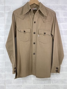 Levi's 60609 リーバイス ウエスタン シャツ ジャケット ヴィンテージ size:S モカ MH0121011103