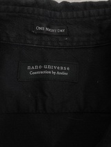 nano universe ナノユニバース 長袖 シャツ size:M ブラック MH0221041405_画像7