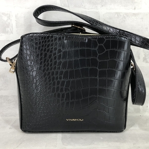 VIVAYOU Vivayou type pushed . shoulder bag black LH632021100103