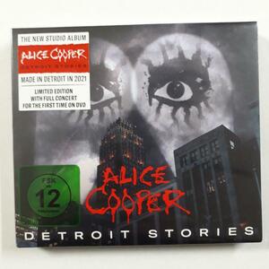 送料無料！ Alice Cooper Detroit Stories アリス・クーパー　デトロイト・ストーリーズ　CD+DVD 輸入盤 新品 未開封