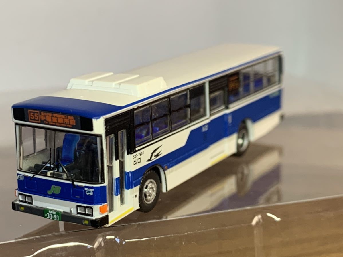 人気商品・通販サイト ジェイアール北海道バス　三菱ふそうCNGノンステップバス　　1/76スケール 模型/プラモデル
