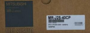新品【東京発】MITSUBISHI　三菱 MR-J2S-40CP ACサーボアンプ シーケンサ PLC 【6ヶ月保証付き】 