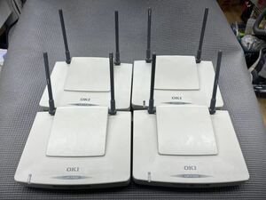 GW7646 OKI 接続装置　ビジネスフォン　UF7100-V5 セツゾクソウチ（ND）15年製　4台セット