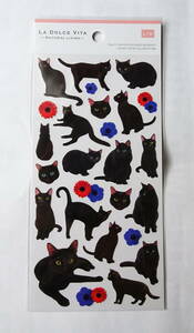  black cat seal & black cat masking tape & trout te flakes seal 40 sheets 