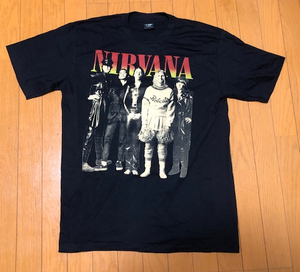 激レア NIRVANA ニルバーナ USA製 デッドストック Tシャツ XLサイズ バンドT 27