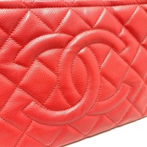 CHANEL シャネル A67921 CC ココマーク マトラッセ チェーンショルダー ハンドバッグ トートバッグ キャビアスキン ピンク レディース_画像6