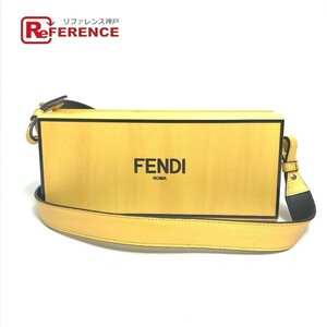 未使用 FENDI フェンディ 7VA520 ロゴ BOX型 2020AW ボックスバッグ ショルダーバッグ メンズ /