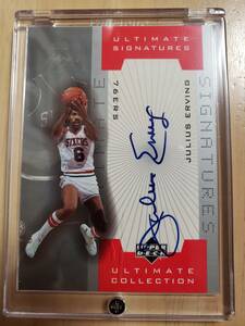 SP サイン 2001 -02 UD Ultimate Collection JULIUS ERVING Auto / ジュリアス アービング Autograph 