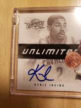 199枚限定 サイン 2012 -13 Panini Limited Unlimited Potential KYRIE IRVING Auto RC / カイリー アービング Autograph _画像3