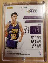 25枚限定 SP サイン 2015 -16 Panini Prestige JOHN STOCKTON Auto (#/25) / ジョン ストックトン Autograph _画像7