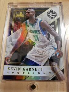 25枚限定 2015 -16 Panini Limited Spotlight Gold KEVIN GARNETT (#/25) / ケビン ガーネット 