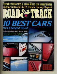 【c8567】78.6 ROAD&TRACK／ベストカー10台、タミヤ、1978ポルシェターボ、ポンティアックグランダム CA、...