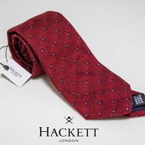 ☆ N11 新品/イタリア製 HACKETT LONDON ハケットロンドン ペイズリー ネクタイ シルク/コットン クリックポスト対応