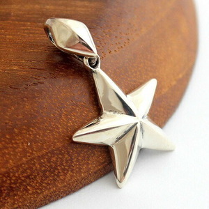 .. star pen ta gram star Star pendant top pen top pen head silver 925 accessory amulet 