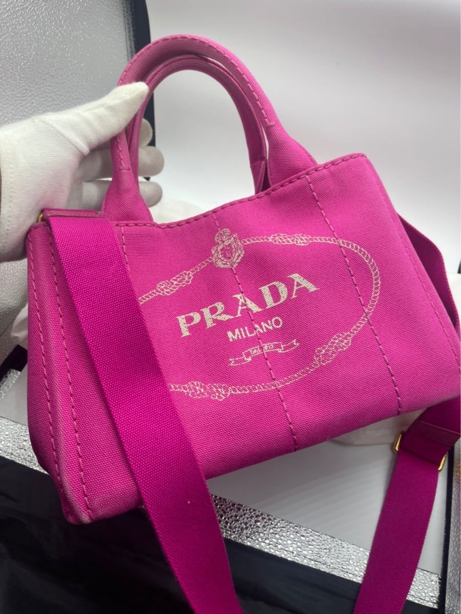 ございます PRADA - PRADA カナパ ピンクの通販 by n❤︎'s shop