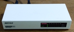 バッファロー 8ポート 100Mbps スイッチングハブ LSW-TX-8NS ACコード付属 中古動作品