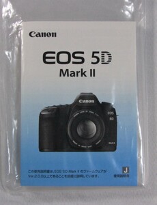  new goods . made version Canon Canon EOS 5D Mark II 5D Mark 2 handling use instructions 