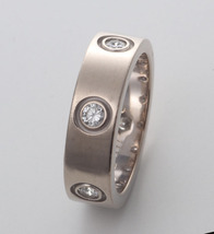 ☆＊Cartier ダイア6石の#49サイズLove Ring・7.6g/IP-6200_画像2