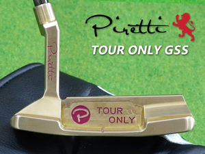 【新品】PGAツアー支給品 PIRETTI ピレッティ TESORA GSS 365G SHINNY GOLD PURPLE パター 35インチ TOUR ONLY プロトタイプ 本物保証