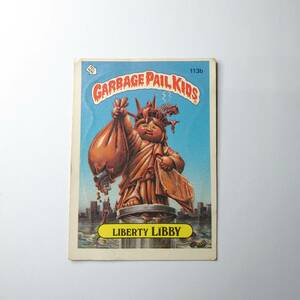 GARBAGE PAIL KIDS　LIBERTY LIBBY　1986年　ガーベッジペイルキッズ　リバティーリビー