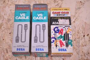 GG Game Gear car adapter Ⅱ against war cable unused together 