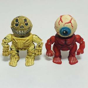 【中古品】MADBALLS マッドボール HEAD POPPING ACTION FIGURE OCULUS ORBUS オキュラスオーバス SKULL FACE スカルフェイス セット