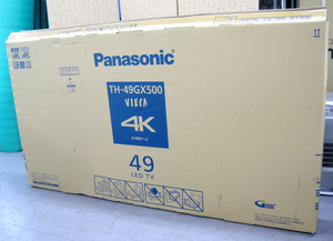 開封済み未使用 パナソニック 49V型 4Kチューナー内蔵 液晶テレビ TH-49GX500 VIERA Panasonic 店頭引き渡し歓迎 札幌市手稲区